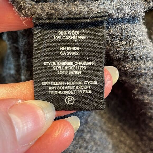 Theory Embree Charmant Mock Neck Sweater M - Picture 7 of 8